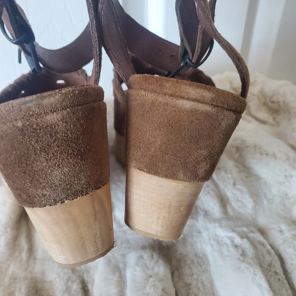 All Saints Yuki Suede Flatforms